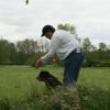 Tim handling Bones at Midwest Derby.